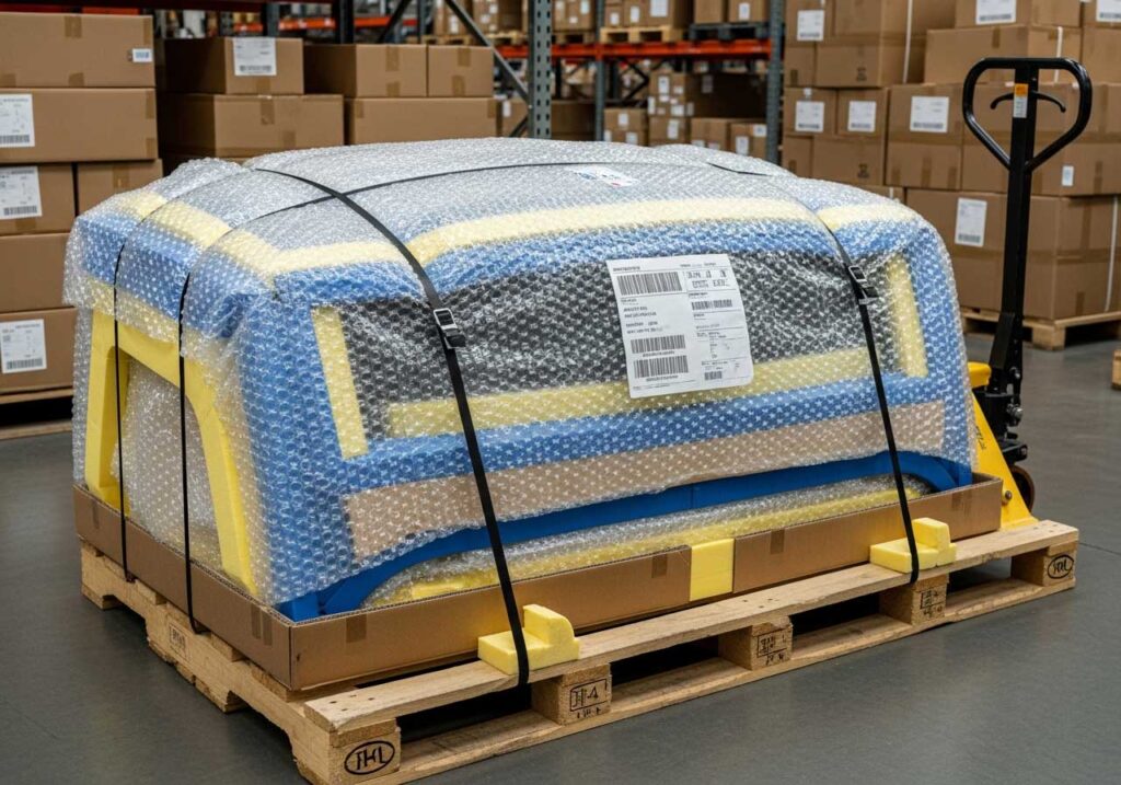 Motorhaube versenden