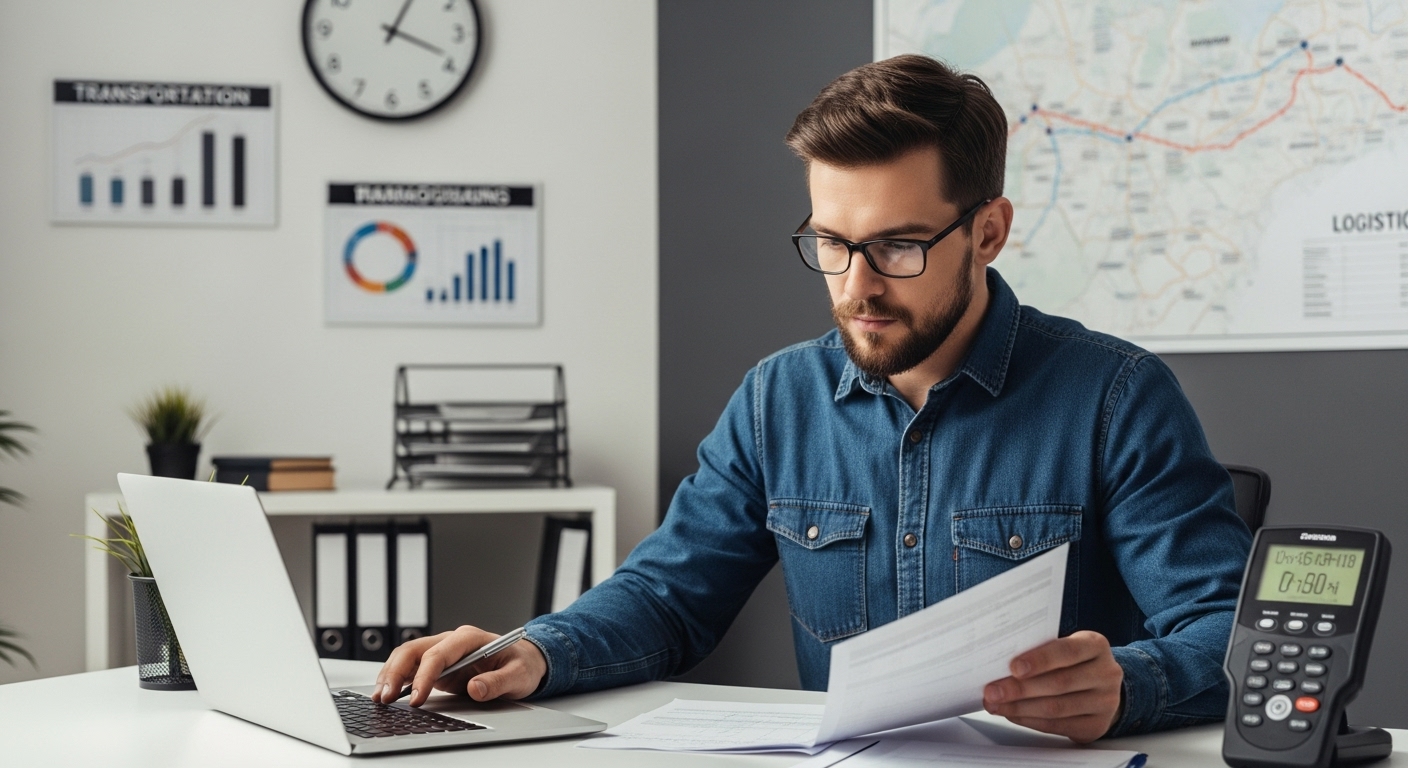 Arbeitszeit für LKW-Fahrer richtig abrechnen