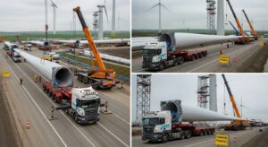Projektlogistik: Transportplanung für Windkraftanlagen