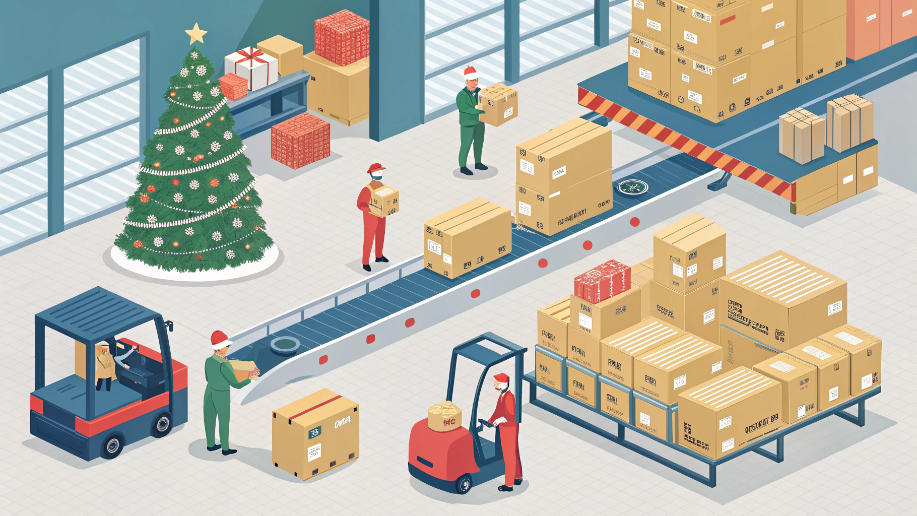 Lieferketten am Limit: Wie Unternehmen das Chaos der Weihnachtslogistik meistern