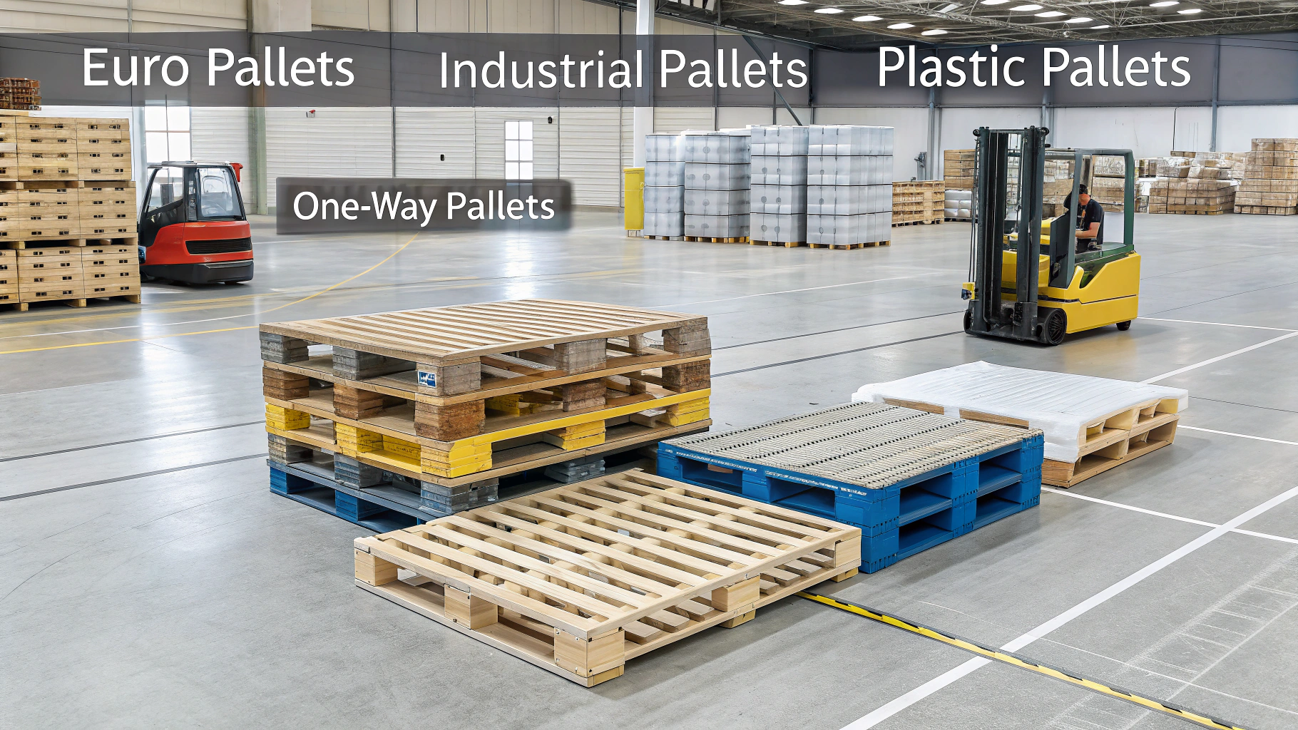 Palettenarten im Speditionsversand und ihre Vorteile