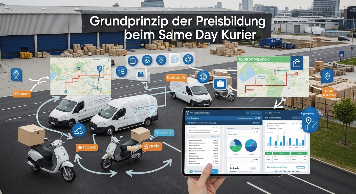 Grundprinzip der Preisbildung beim Same Day Kurier