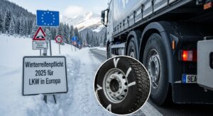 LKW-Winterreifenpflicht 2025 in Europa