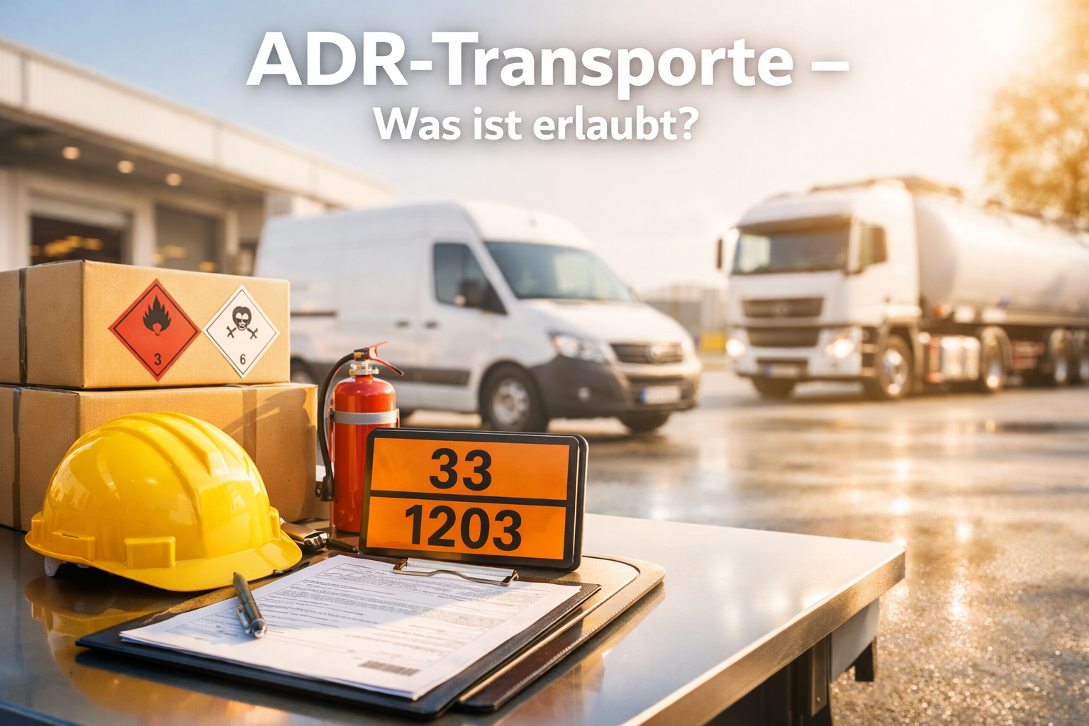 ADR-Transporte – Was ist erlaubt? Die häufigsten Irrtümer über den Versand von Gefahrgut in der Praxis