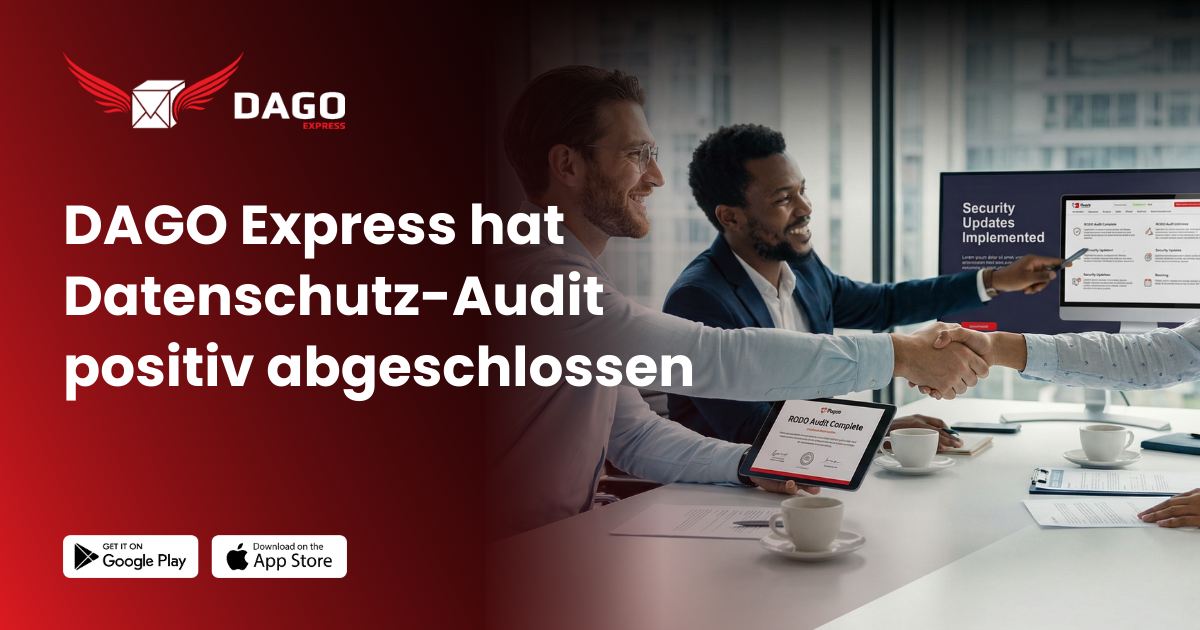 DAGO Express hat Datenschutz-Audit positiv abgeschlossen