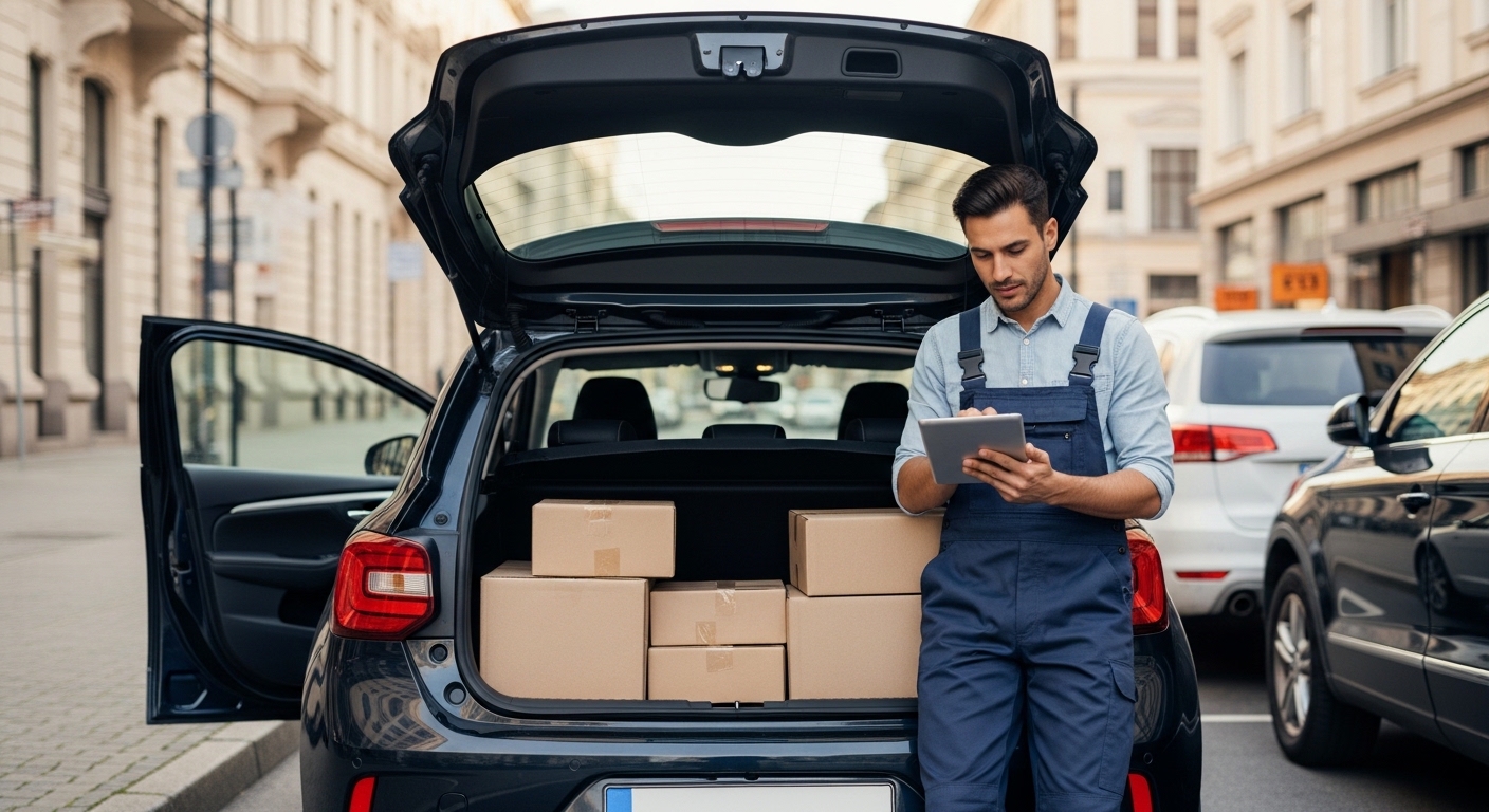 Kurieraufträge mit dem eigenen Fahrzeug