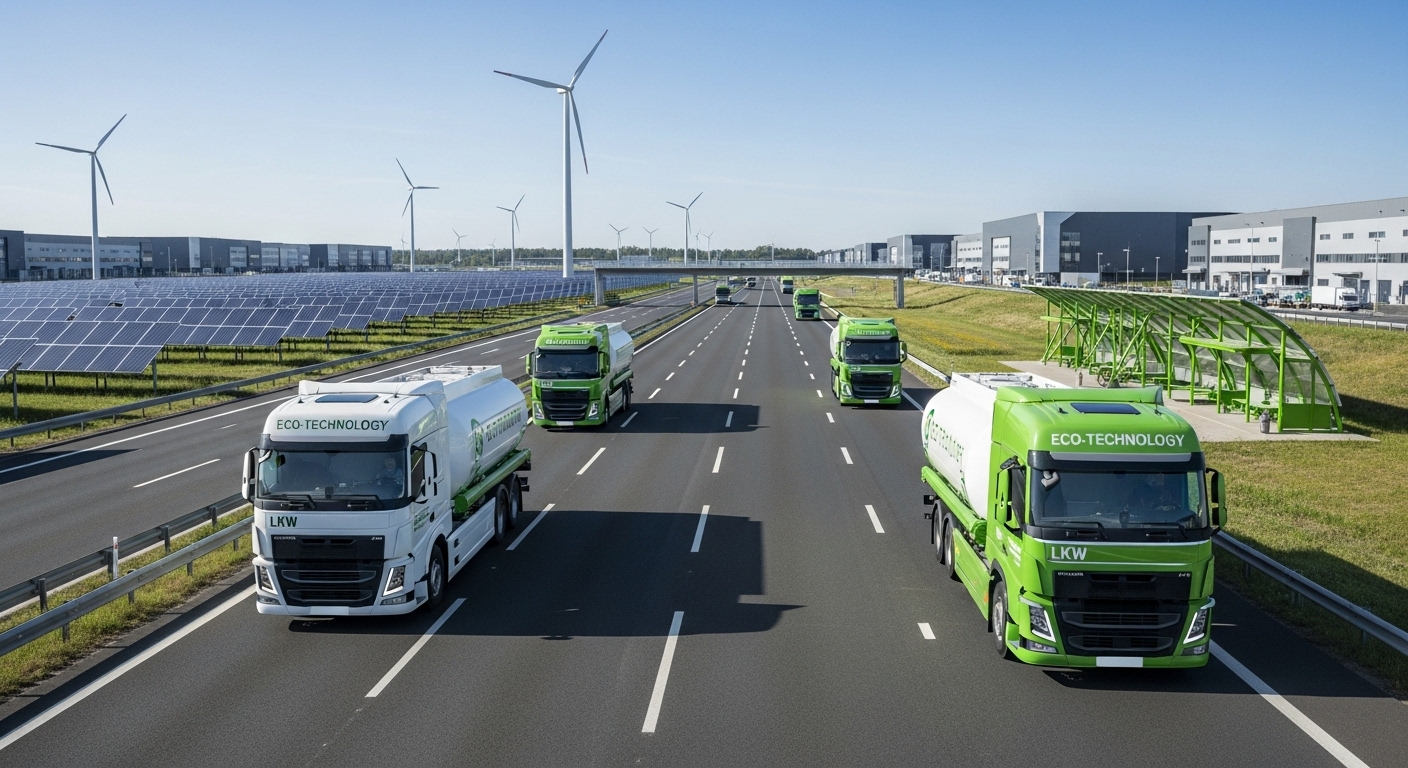 LKW-Transporte CO2 reduzieren