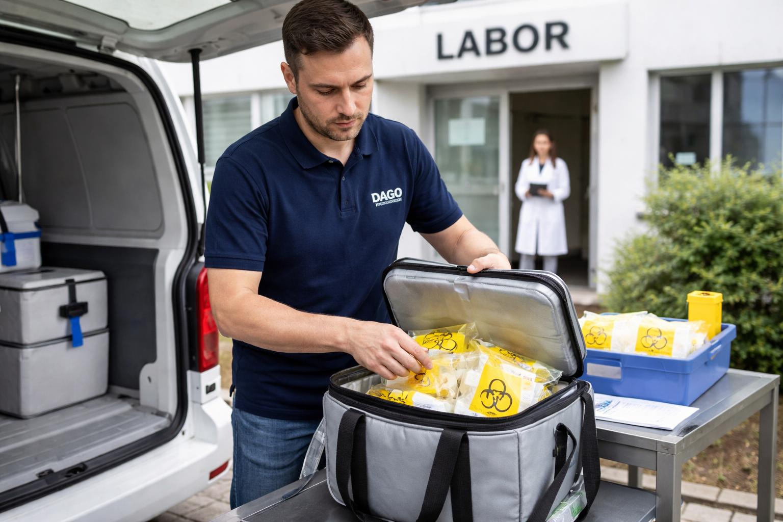 Was machen medizinische Kuriere wirklich?