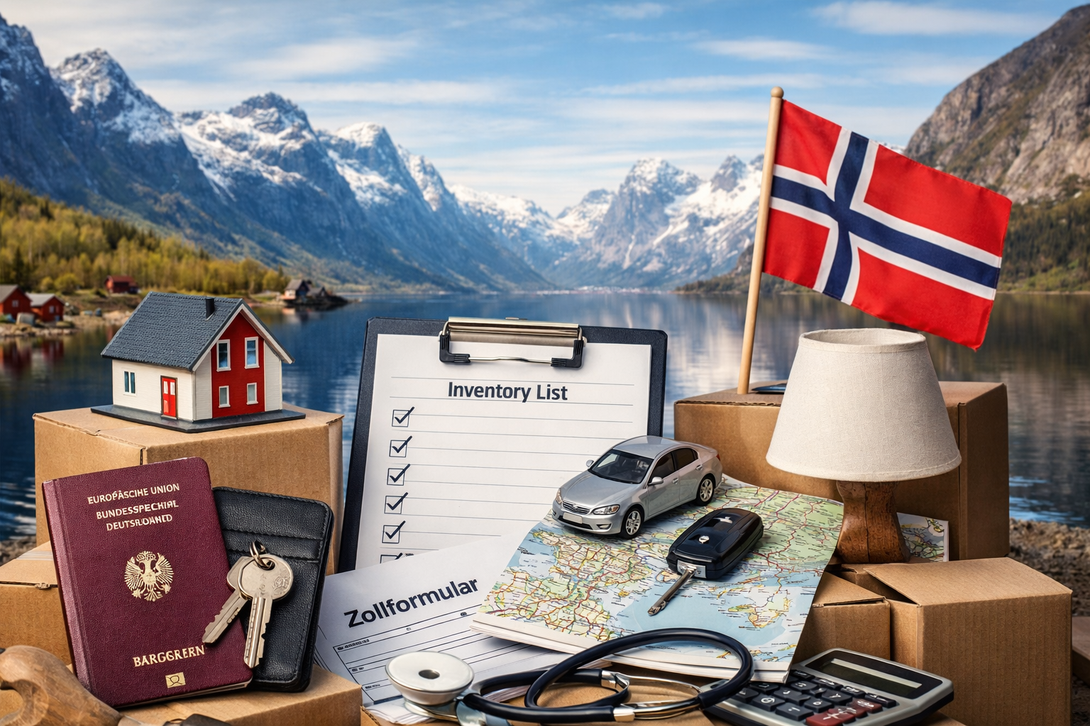 Umzug von Deutschland nach Norwegen