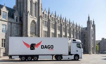 Coursier express Aberdeen – camion DAGO Express