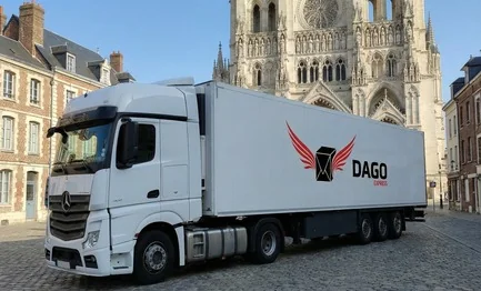 Coursier express Amiens – camion DAGO Express