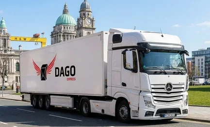 Coursier express Belfast – camion DAGO Express