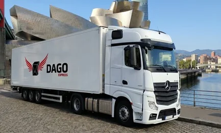 Coursier express Bilbao – camion DAGO Express