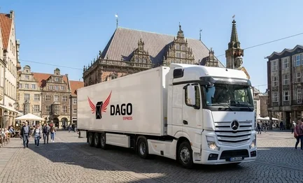 Coursier express Bremen – camion DAGO Express