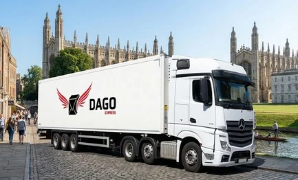 Coursier express Cambridge – camion DAGO Express