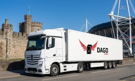 Coursier express Cardiff – camion DAGO Express