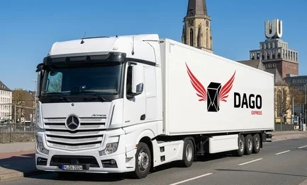 Coursier express Dortmund – camion DAGO Express