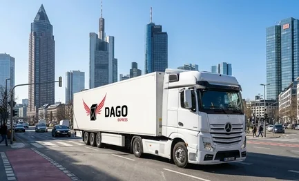 Coursier express Frankfurt – camion DAGO Express
