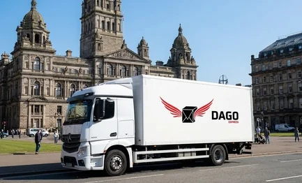 Coursier express Glasgow – camion DAGO Express