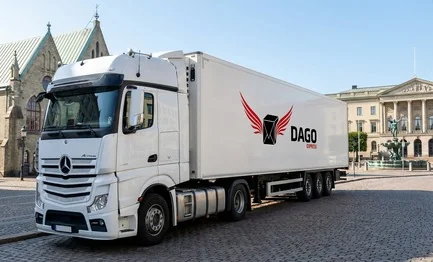 Coursier express Goeteborg – camion DAGO Express