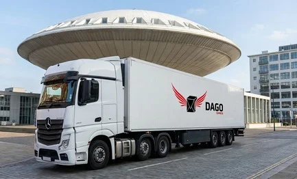 DAGO Express transportbedrijf vrachtwagen in Eindhoven