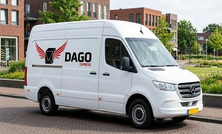 DAGO Express koeriersdienst sprinter bestelwagen in Emmen