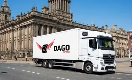 Coursier express Leeds – camion DAGO Express