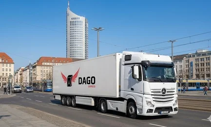 Coursier express Leipzig – camion DAGO Express