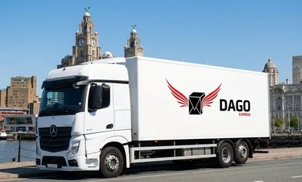 Coursier express Liverpool – camion DAGO Express