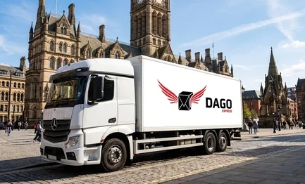 Coursier express Manchester – camion DAGO Express