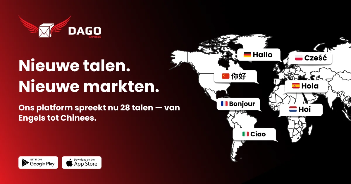 Nieuwe talen bij DAGO Express - 28 talen op een platform