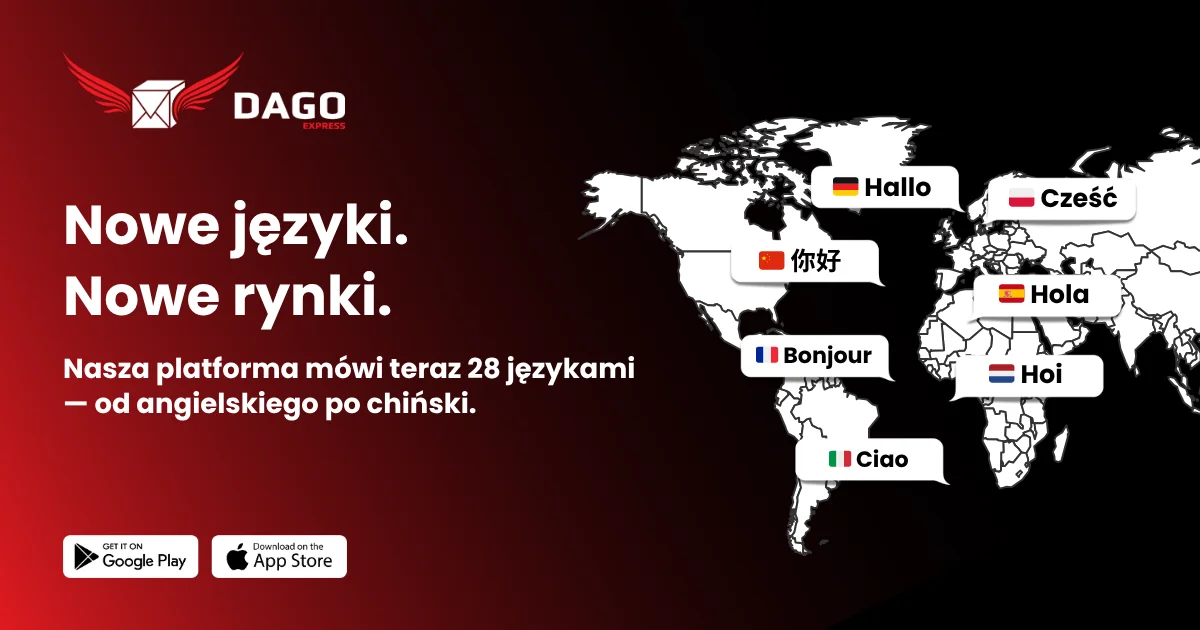 Nowe jezyki w DAGO Express - 28 jezykow na jednej platformie