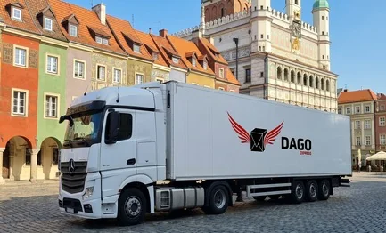 Coursier express Poznan – camion DAGO Express