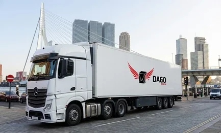Coursier express Rotterdam – camion DAGO Express