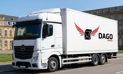 Coursier express Stuttgart – camion DAGO Express