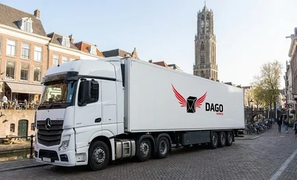 Coursier express Utrecht – camion DAGO Express